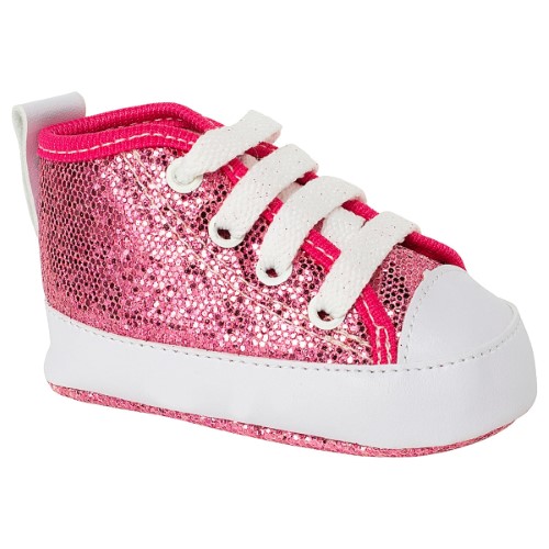 Tênis para bebê Confort Glitter Rosa - Baby Gut 