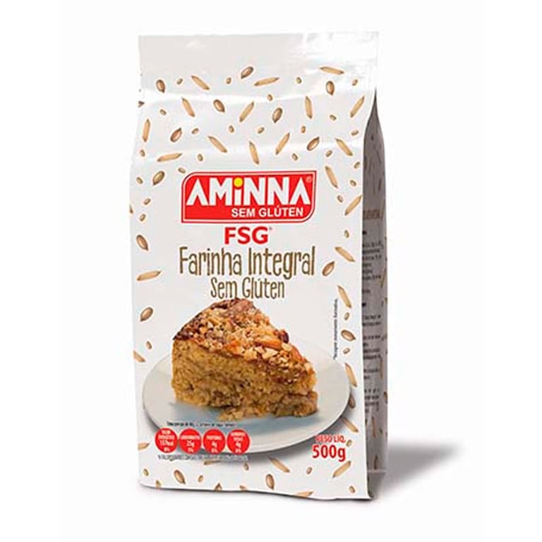 Farinha Sem Glúten Integral Aminna 500g