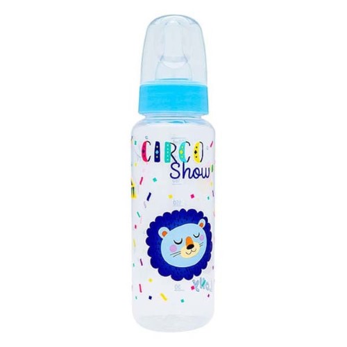 Mamadeira Lolly Silicone Azul 240ml