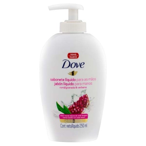 Sabonete Liquido Dove Hand Wash Pump Romã E Verbena 250ml