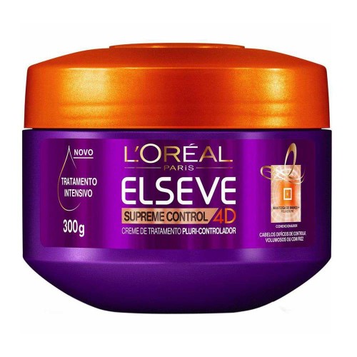 Creme Tratamento Elseve Supreme Control 4D L’Oréal 300ml