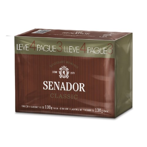 Sabonete Senador Classic 130g Leve 4 Pague 3 - 801