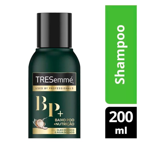 Shampoo TRESemmé Baixo Poo + Nutrição com 200ml