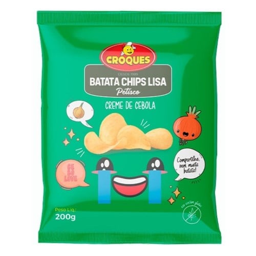 Batata Petisco Croques Onion Cream 200g