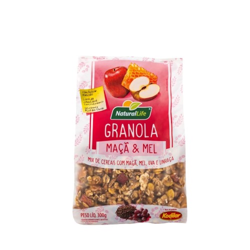 Granola NaturalLife Maça e Mel 300g