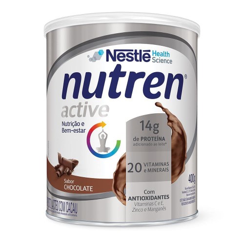 Complemento Alimentar Nutren Active Chocolate com 400g