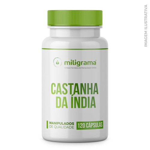 Castanha da Índia 500mg 120 Cápsulas