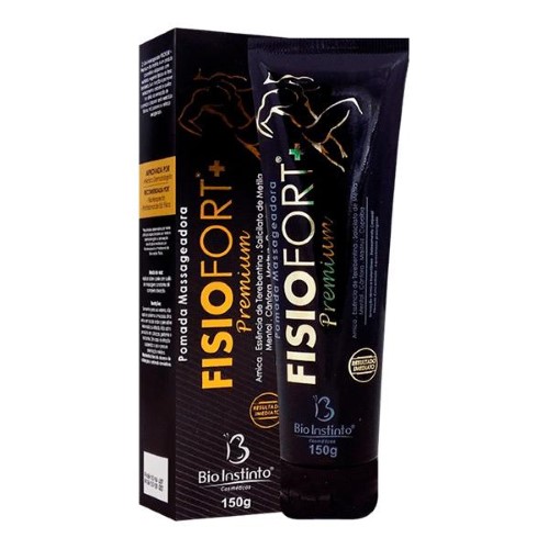 Pomada Massageadora Bio Instinto Fisiofort+ Premium com 150g