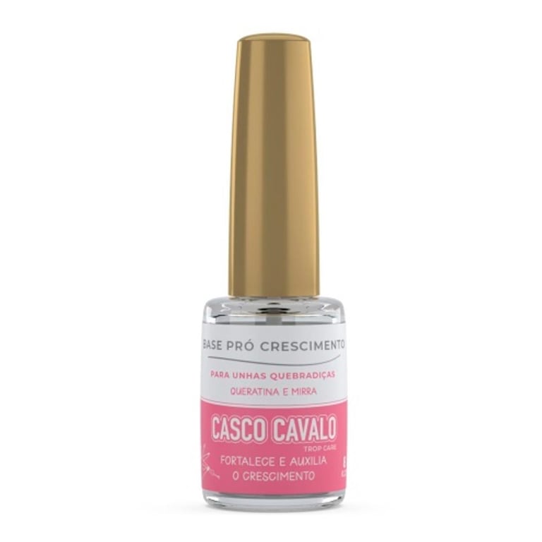 Esmalte Trop Care Base Queratina & Myrrha Maru 10ml