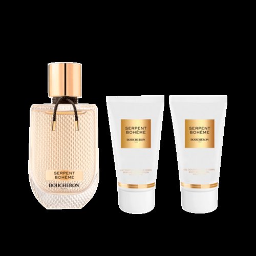 Perfume Boucheron Kit Serpent Boheme Eau De Parfum 90ml + Body Lotion 100ml + Shower Gel 100ml