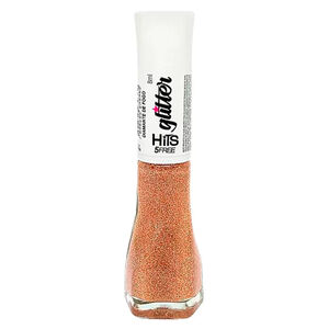 Esmalte Hits Glitter 5Free Cor Diamante de Fogo 8ml