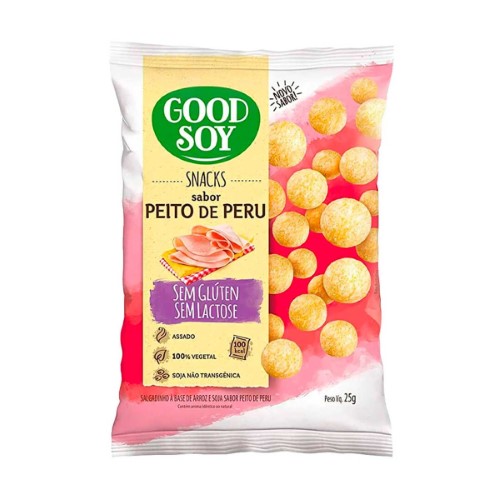 Snacks Goodsoy Peito de Peru 25g