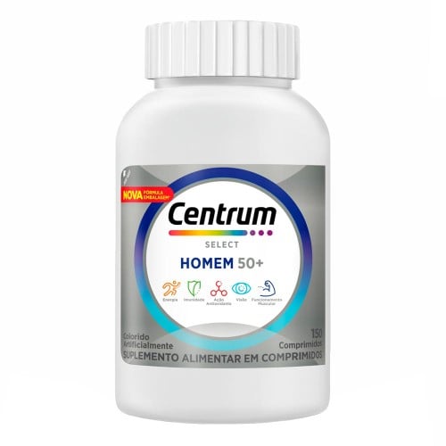 Centrum Select Homen 50+ com 150 comprimidos