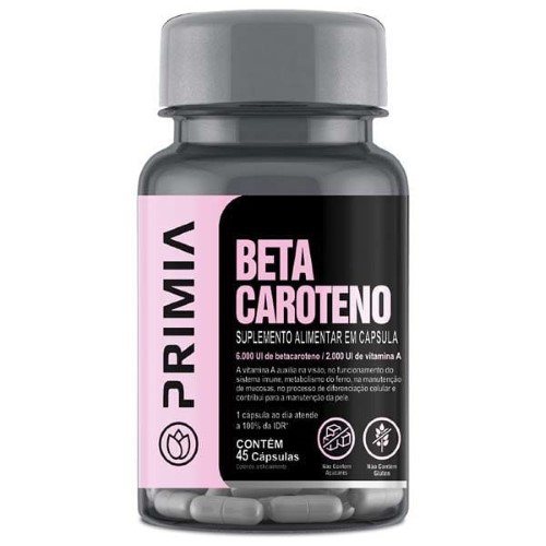 Primia Beta Caroteno C/45 Cápsulas