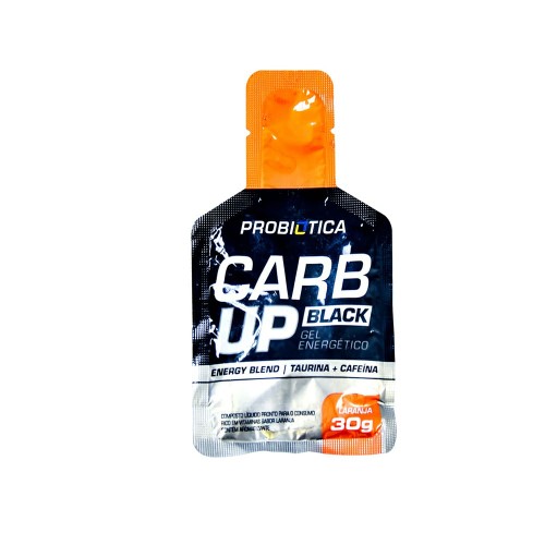 Carb-up Black Probiótica Com 1 Unidade Sabor Laranja 30g