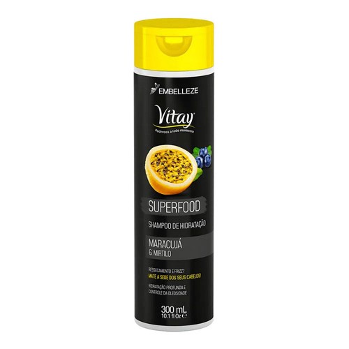 Shampoo Vitay Superfood Maracujá & Mirtilo com 300ml