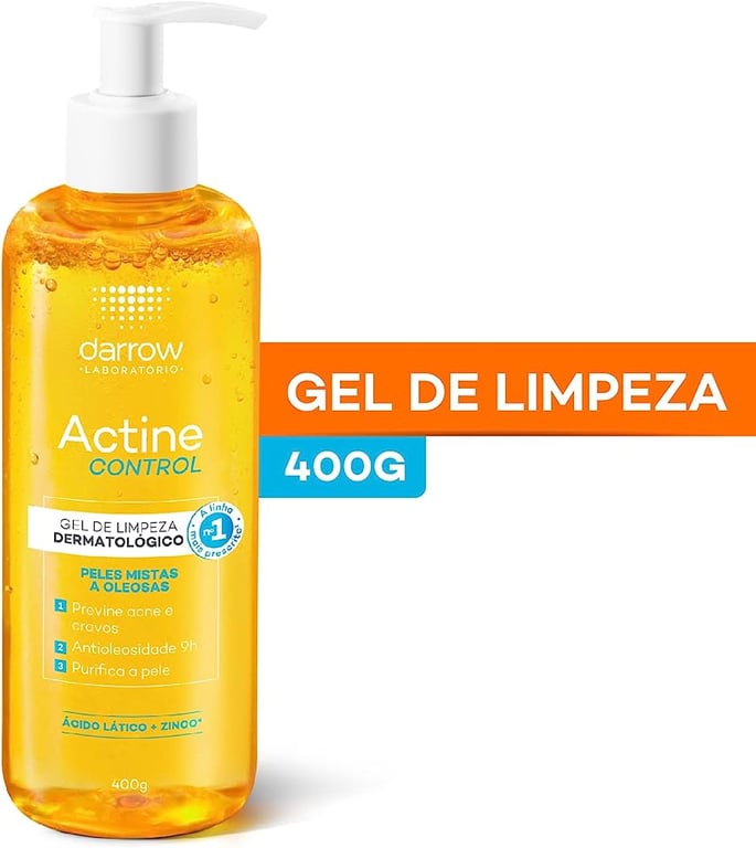 Gel De Limpeza Actine Oil Control 400g