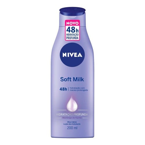 Loção Hidratante Nivea Soft Milk 200ml