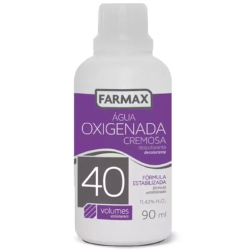 Água Oxigenada Farmax 40 Volume 90Ml - Farmax