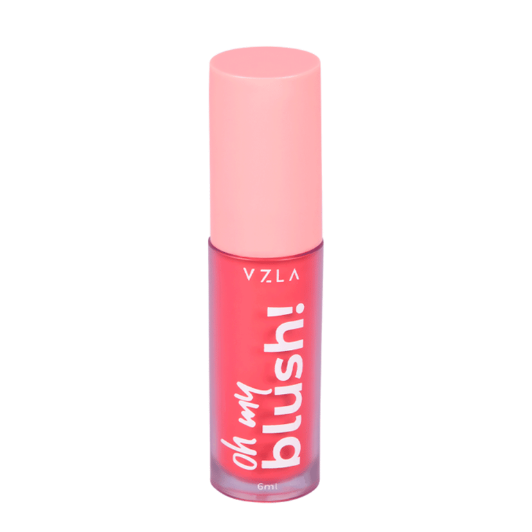 Vizzela Cosméticos Oh My Blush! Cor 03 Rouge Rose - Blush Líquido 6ml