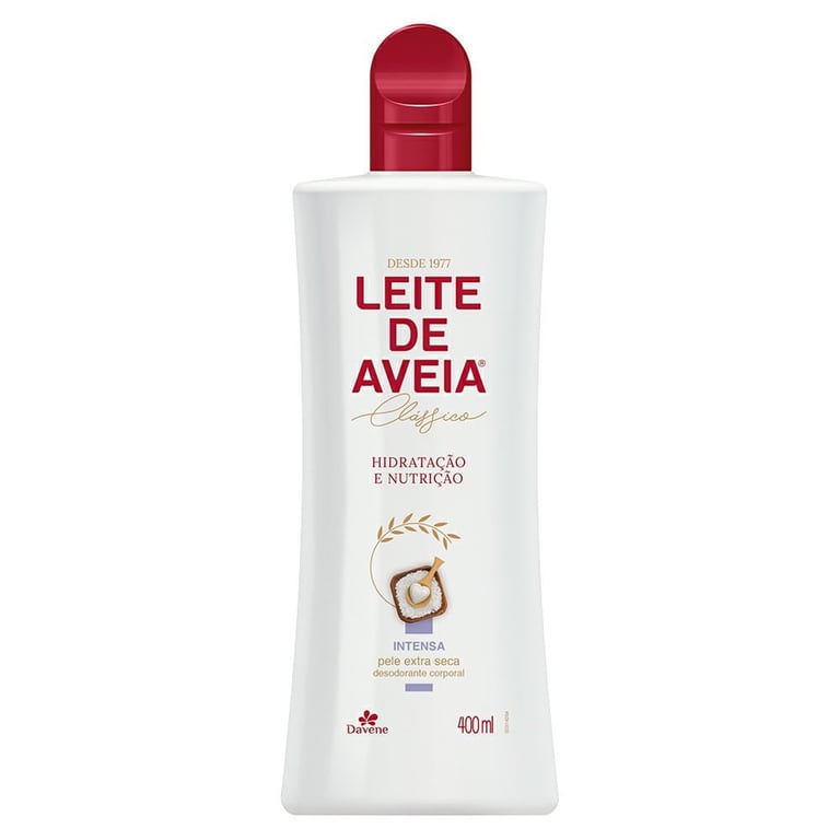 Leite de Aveia Davene Clássico Hidratação E Nutrição Intensa 400ml