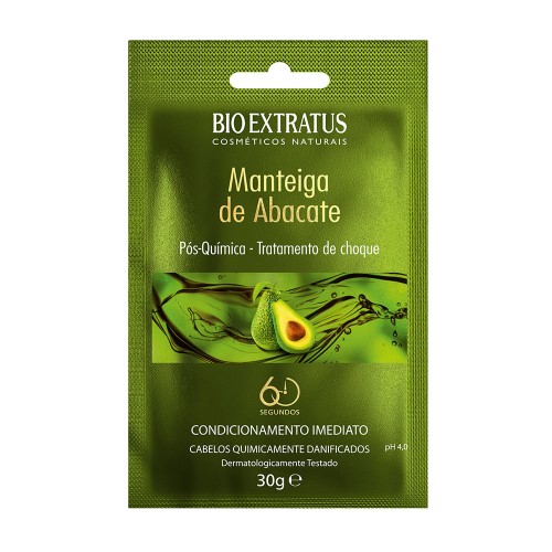 Manteiga de Abacate Bio Extratus Tratamento de Choque Sachê com 30g