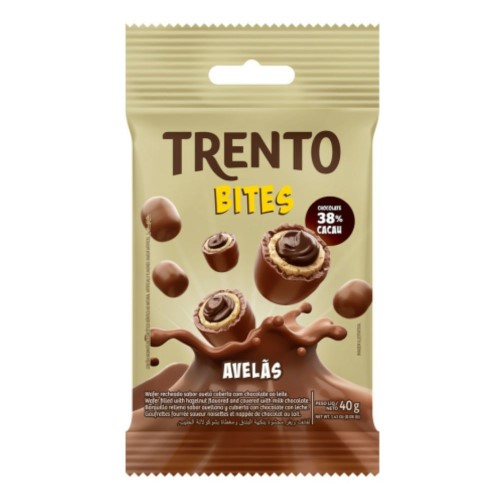 Chocolate Trento Bites Avelãs 40g