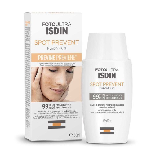 Protetor Solar Facial Isdin Spot Prevent FPS 99 com 50ml