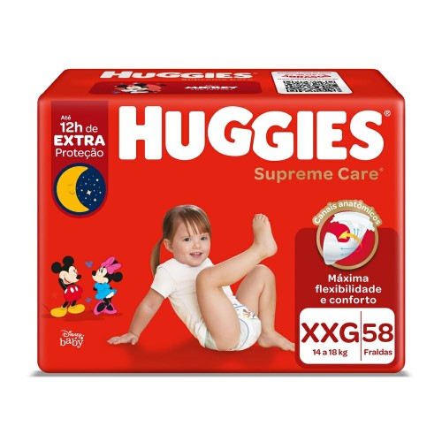 Fralda Huggies Supreme Care Xxg 58 Unidades