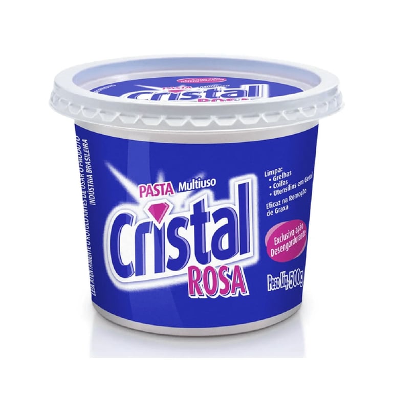 Sabão Pasta Cristal Rosa 500g