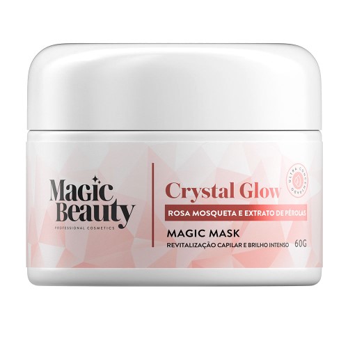 Magic Beauty Crystal Glow Mini Máscara de Revitalização Capilar