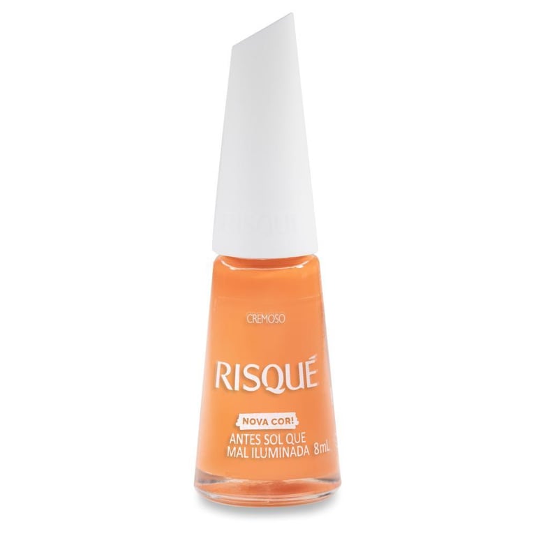 Esmalte Risqué Cremoso Nova Cor! Antes Sol Que Mal Iluminada 8ml