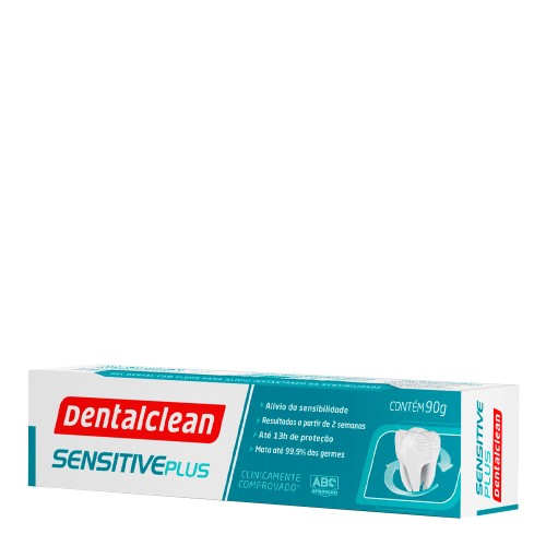 Gel Dental com Flúor Dentalclean Sensitive Plus Alívio da Sensibilidade com 90g