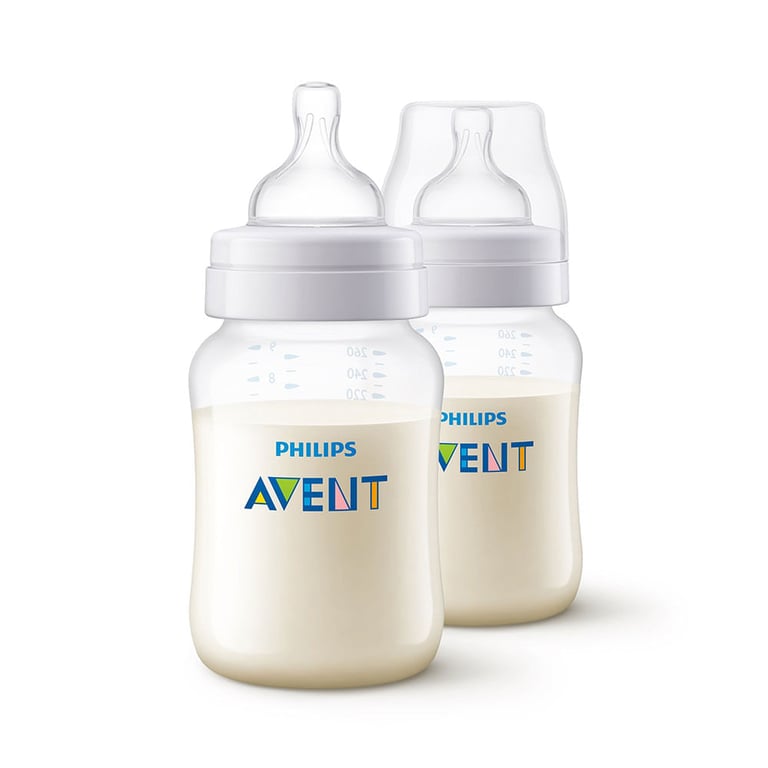 Kit 2 Mamadeiras 125ml - Philips Avent SCF810/27 Transparente