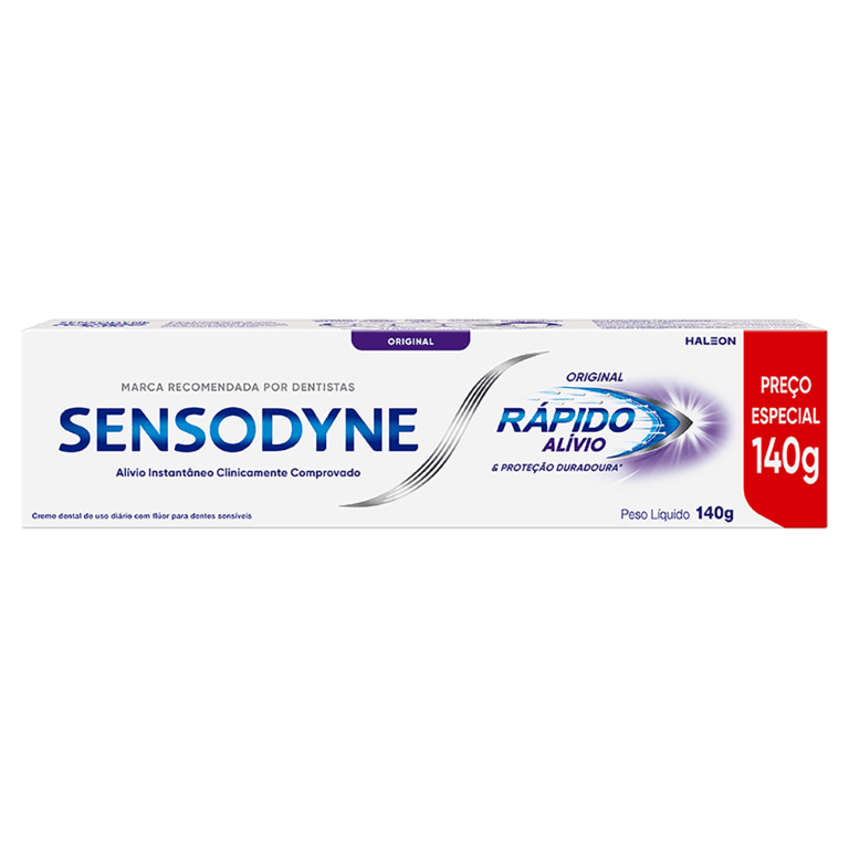 Creme Dental Sensodyne Original Rápido Alívio 140g