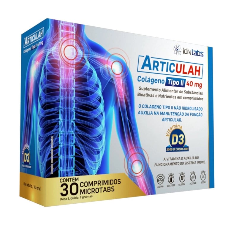 Articulah 40mg, caixa com 30 comprimidos