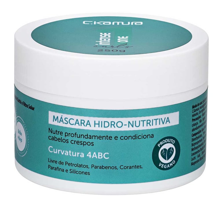 C.Kamura Intense One Curls Máscara Cabelos Crespos