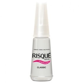 Esmalte Cremoso Risqué Branco Classic 8ml