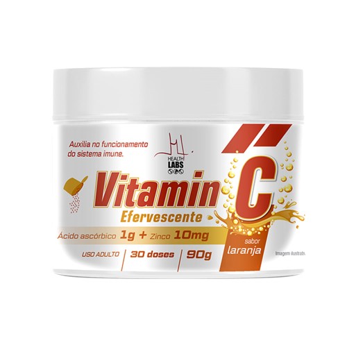 Vitamin C + Zinco Efervescente Health Labs 90g