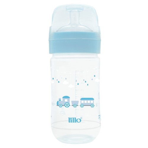 Mamadeira Lillo Evolution Silicone Azul 300ml