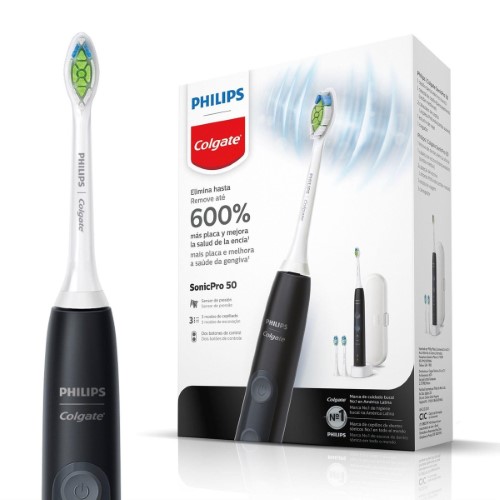 Escova Dental Elétrica Colgate Philips Series 50 Black 1 Unidade