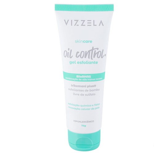 Gel Esfoliante Facial Vizzela Oil Control