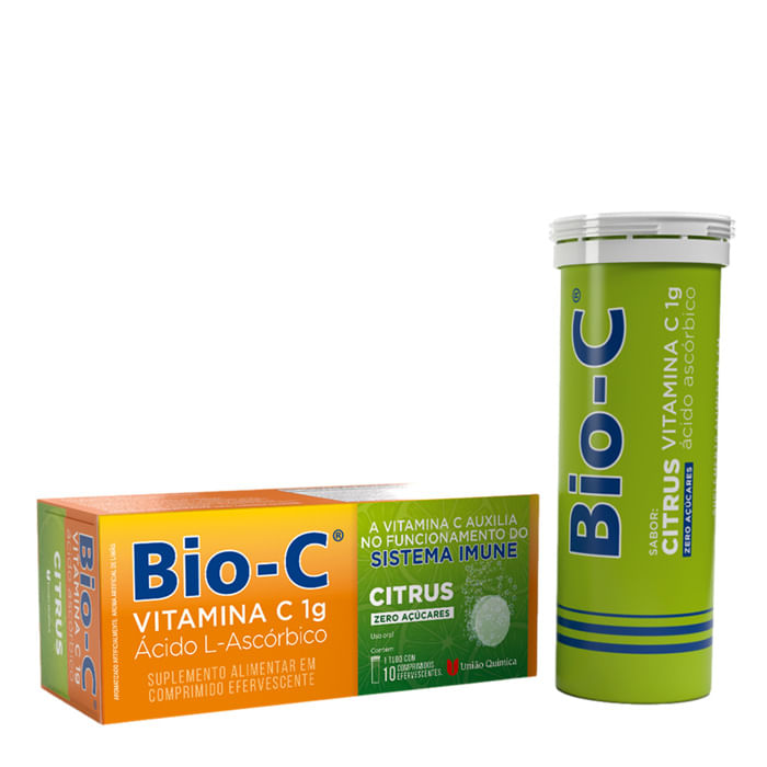 Vitamina C Efervescente Bio-C 1g Citrus 10 comprimidos