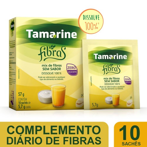 Tamarine Fibras em Pó com 10 sachês