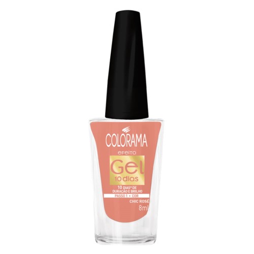 Esmalte Colorama Efeito Gel 10 Dias Chic Rosê 8ml