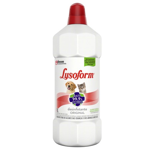 Lysoform Desinfetante Original Pets 1 Litro