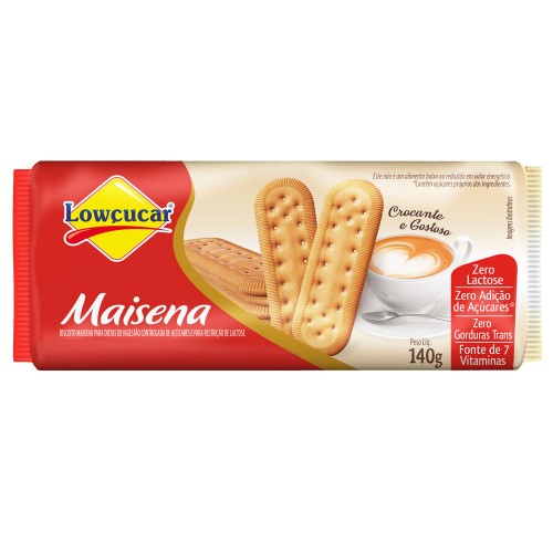 Biscoito Maisena Lowçucar Zero Açúcar 140g