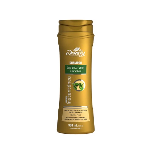 Shampoo Desalfy Óleo de Café Verde e Macadâmia com 300ml