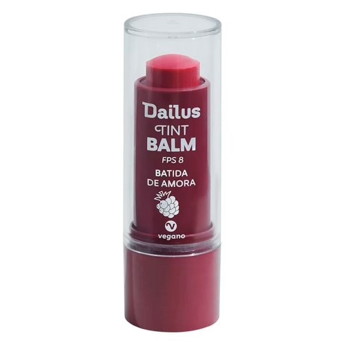 Lip Tint Balm Dailus Batida de Amora FPS 8 com 4ml