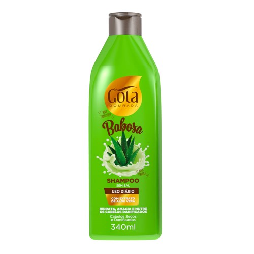 Shampoo Gota Dourada Babosa 340ml